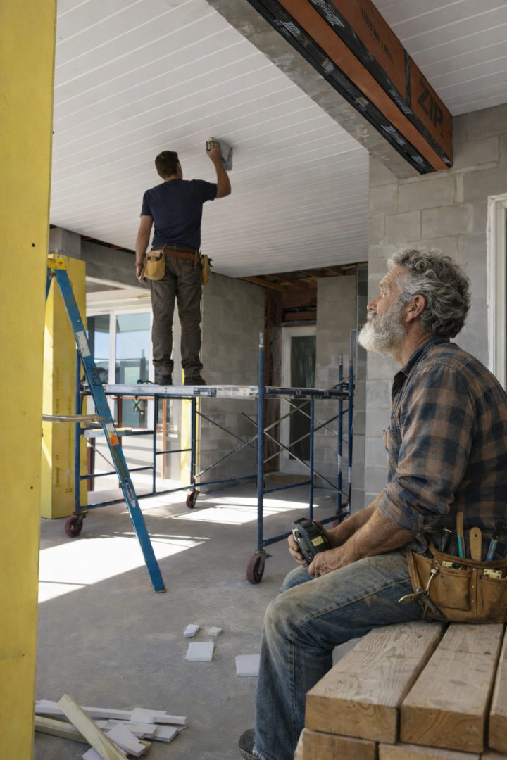 Top tools for tongue-and-groove installers jobsite image