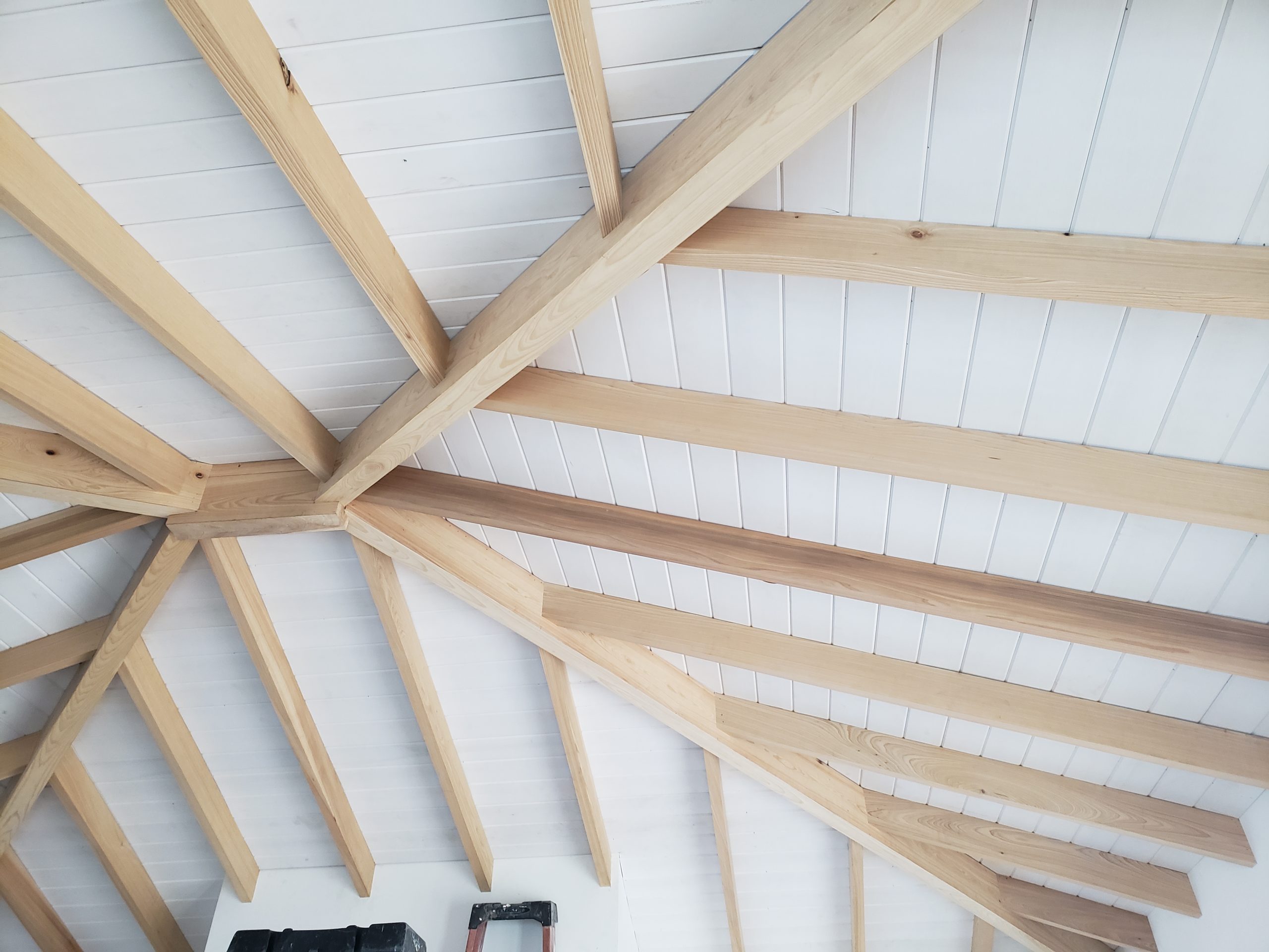 Eco-friendly tongue-and-groove ceiling materials