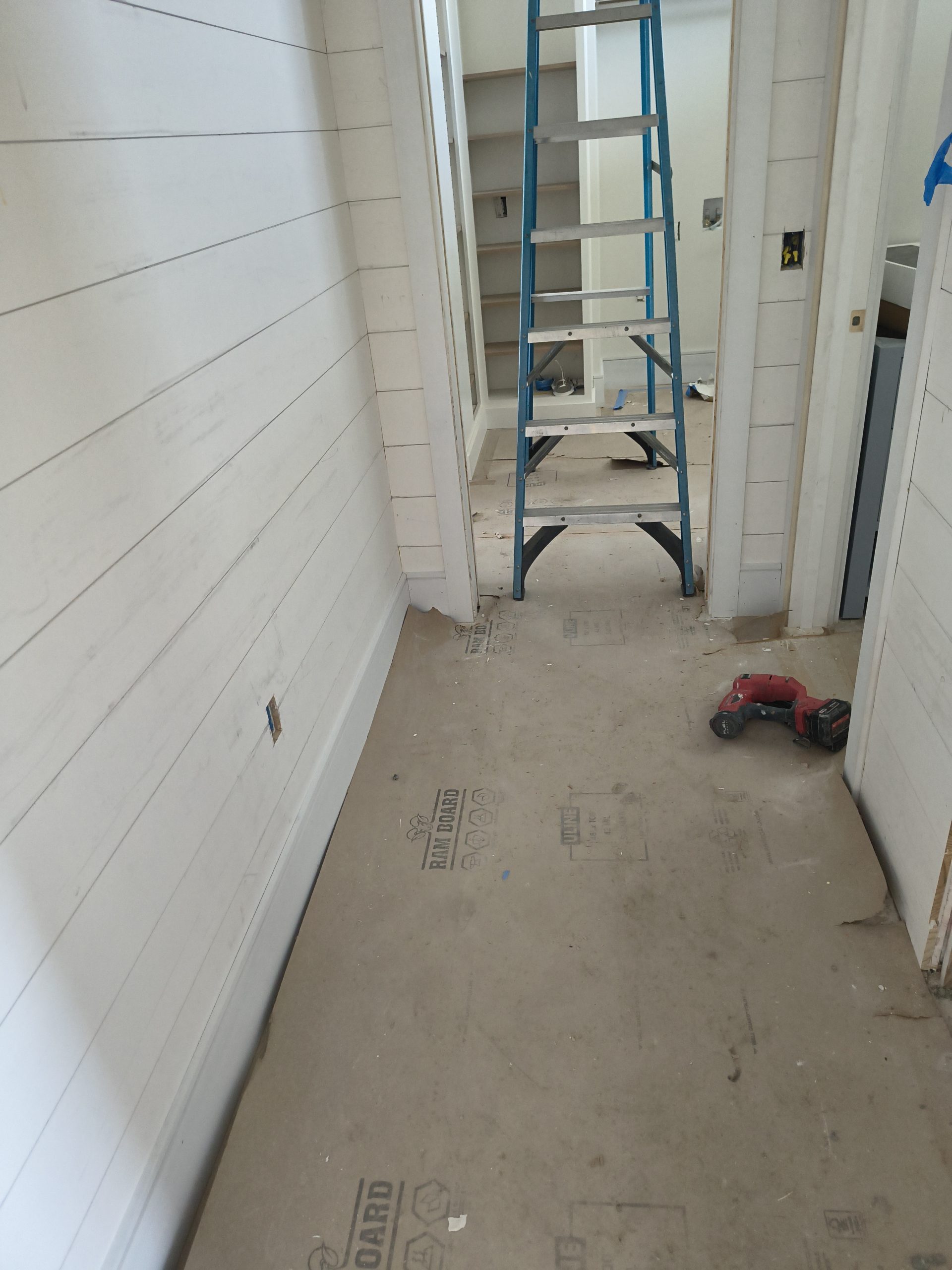 Tools and Techniques for Perfect Tongue and Groove Ceiling Installation jobsite image